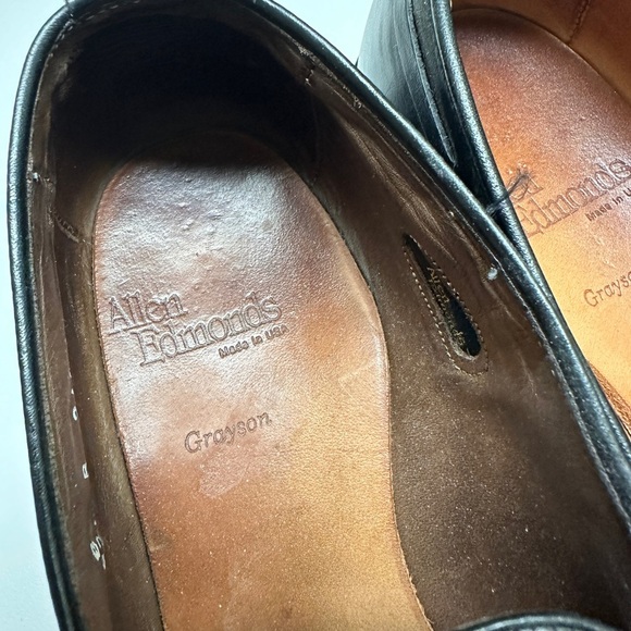 Allen Edmonds Men’s Grayson Dress Shoes, Black Leather - size 8 - Picture 5 of 10
